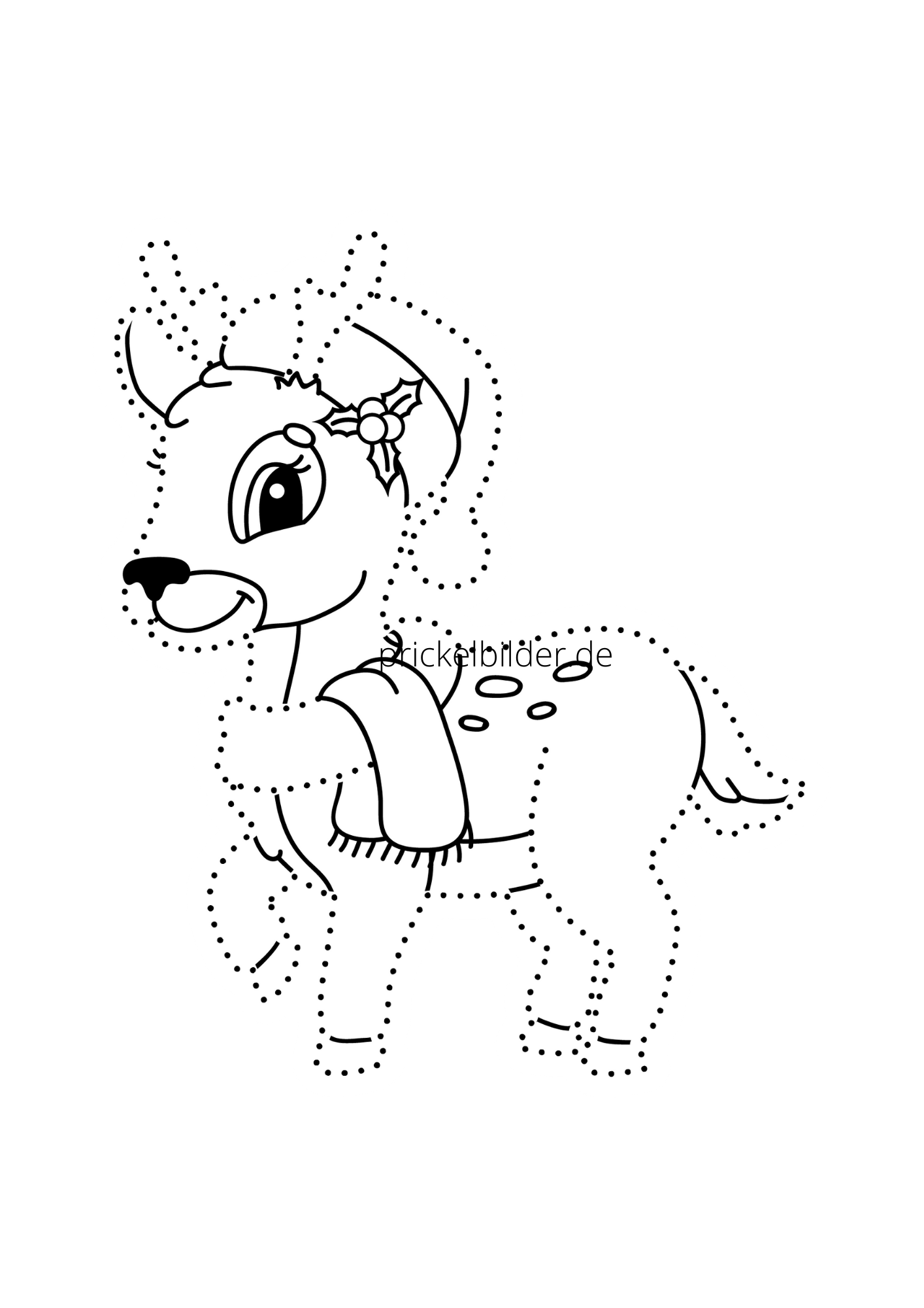 Prickelvorlagen Winter und Weihnachten